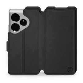 Etui Soft Touch do Realme GT 6 - wzór Satynowa czerń