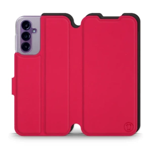 Etui Soft Touch do Samsung Galaxy A14 5G - wzór Żywa czerwień z czernią