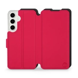 Etui Soft Touch do Samsung Galaxy S24 Plus - wzór Żywa czerwień z czernią