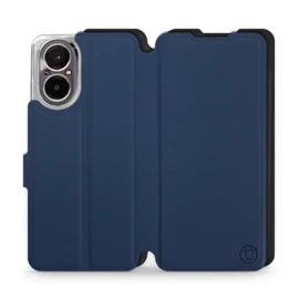 Etui Soft Touch do Realme C67 4G - wzór Głęboki granat z czernią