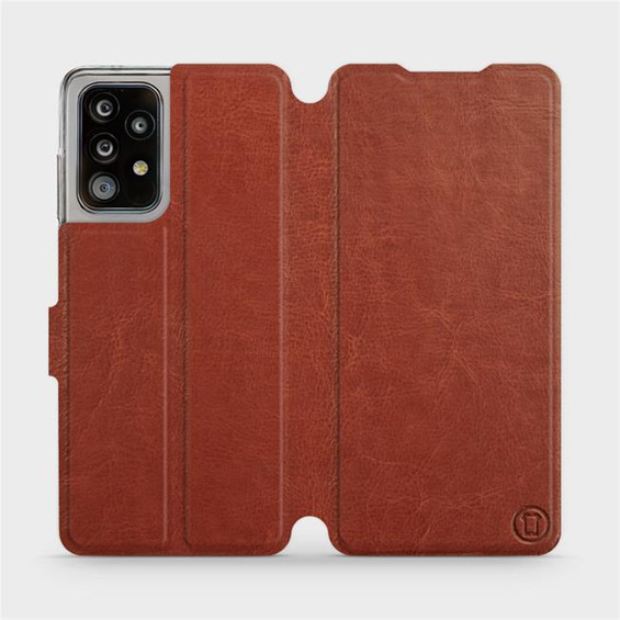 Etui do Samsung Galaxy A52S 5G - wzór Brown&Orange