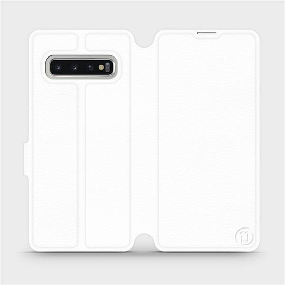 Etui do Samsung Galaxy S10 - wzór White&Orange