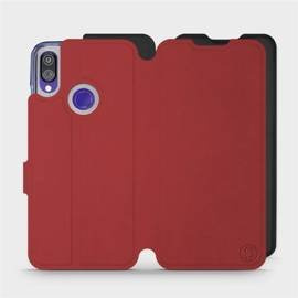 Etui Soft Touch do Xiaomi Redmi Note 7 - wzór Zachodząca czerwień z czernią