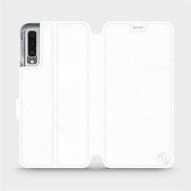 Etui do Samsung Galaxy A7 2018 - wzór White&Gray
