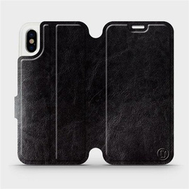 Etui do Apple iPhone X - wzór Black&Gray