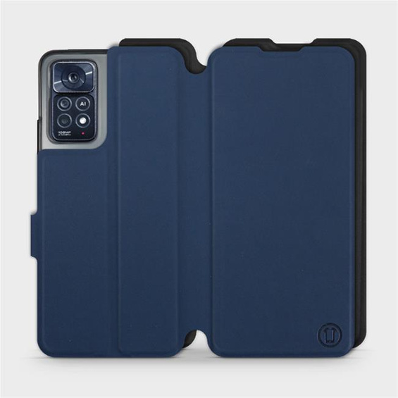 Etui Soft Touch do Xiaomi Redmi Note 11 Pro 5G - wzór Głęboki granat z czernią