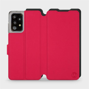 Etui Soft Touch do Samsung Galaxy A52S 5G - wzór Żywa czerwień z czernią