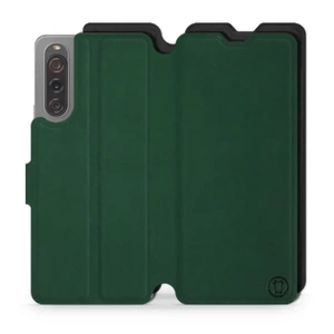 Etui Soft Touch do Sony Xperia 10 V - wzór Miejska zieleń z czernią