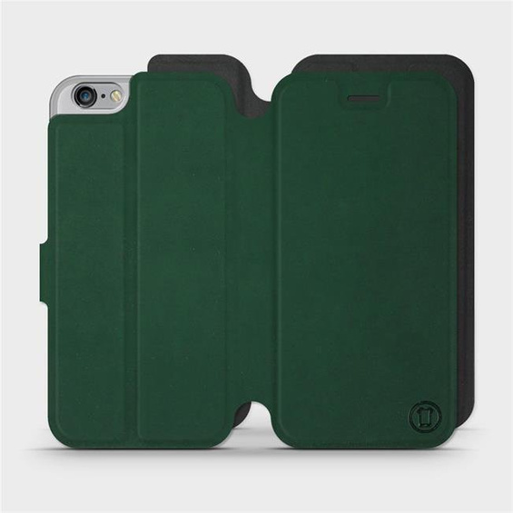 Etui Soft Touch do Apple iPhone 6s - wzór Miejska zieleń z czernią