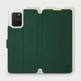 Etui Soft Touch do Samsung Galaxy S10 Lite - wzór Miejska zieleń z platyną