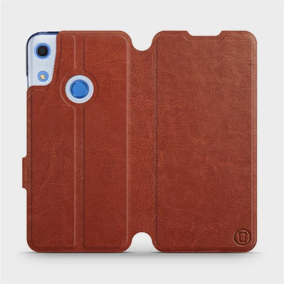 Etui do Huawei Y6S - wzór Brown&Gray