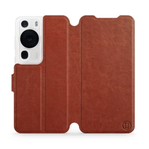Etui do Huawei P60 Pro - wzór Brown&Orange