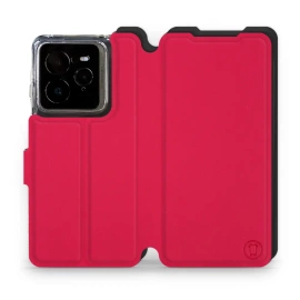 Etui Soft Touch do Realme GT 7 Pro - wzór Żywa czerwień z czernią