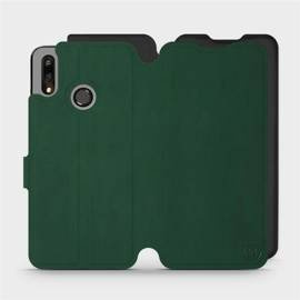 Etui Soft Touch do Huawei P Smart 2019 - wzór Miejska zieleń z czernią