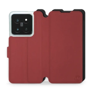 Etui Soft Touch do Xiaomi 14 Pro - wzór Zachodząca czerwień z czernią