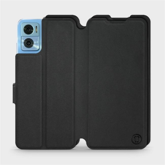 Etui Soft Touch do Motorola Moto E22 - wzór Satynowa czerń