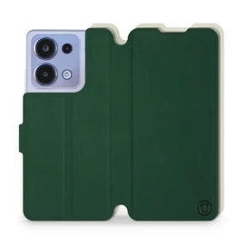 Etui Soft Touch do Xiaomi POCO M6 Pro - wzór Miejska zieleń z platyną