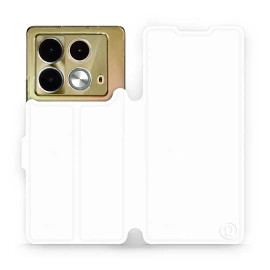 Etui do Infinix Note 40 - wzór White&Orange