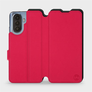 Etui Soft Touch do Huawei Nova Y70 - wzór Żywa czerwień z czernią