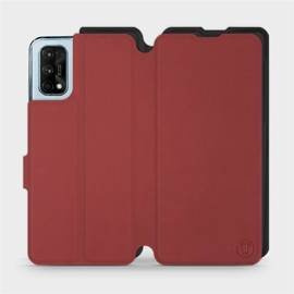 Etui Soft Touch do Realme 7 Pro - wzór Zachodząca czerwień z czernią
