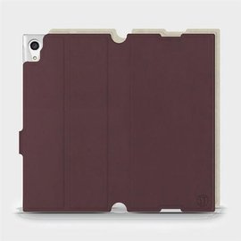 Etui Soft Touch do Sony Xperia XA1 Ultra - wzór Matowy burgund z platyną