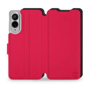 Etui Soft Touch do Samsung Galaxy S25 Edge - wzór Żywa czerwień z czernią