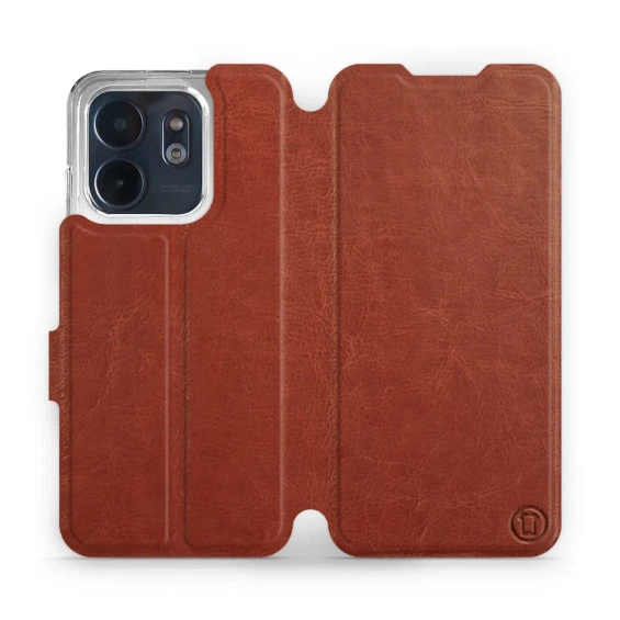 Etui do Infinix Smart 9 - wzór Brown&Orange