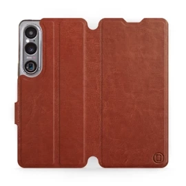 Etui do Sony Xperia 1 VI - wzór Brown&Orange