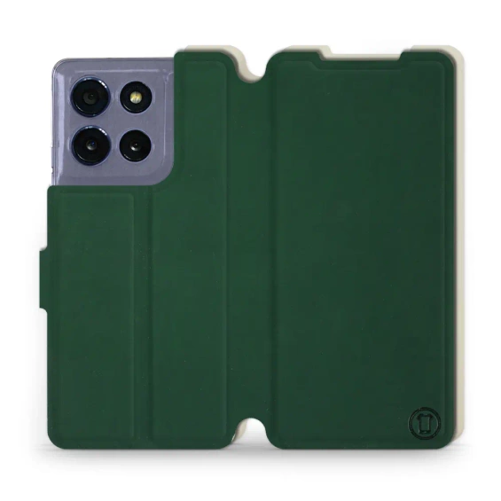 Etui Soft Touch do Motorola Moto G86 5G - wzór Miejska zieleń z platyną
