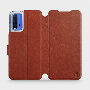 Etui do Xiaomi Redmi 9T - wzór Brown&Orange