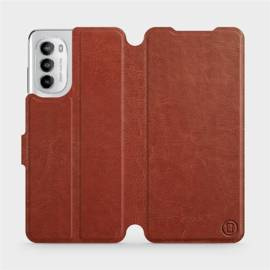 Etui do Motorola Moto G82 5G - wzór Brown&Orange