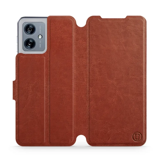 Etui do Motorola Moto G54 5G - wzór Brown&Orange
