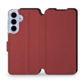 Etui Soft Touch do Samsung Galaxy S25 FE 5G - wzór Zachodząca czerwień z czernią