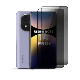 Zestaw 2x Prywatyzujące szkło hartowane 9H do Xiaomi Redmi Note 14 Pro Plus 5G