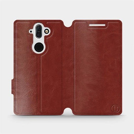 Etui do Nokia 8 Sirocco - wzór Brown&Gray