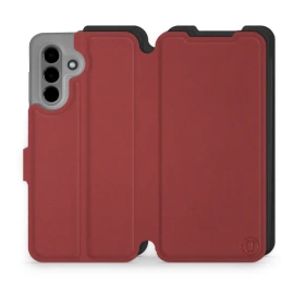 Etui Soft Touch do Samsung Galaxy A26 5G - wzór Zachodząca czerwień z czernią