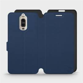 Etui Soft Touch do Huawei Mate 9 Pro - wzór Głęboki granat z czernią