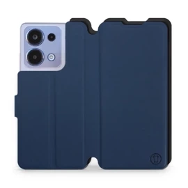 Etui Soft Touch do Xiaomi POCO M6 Pro - wzór Głęboki granat z czernią