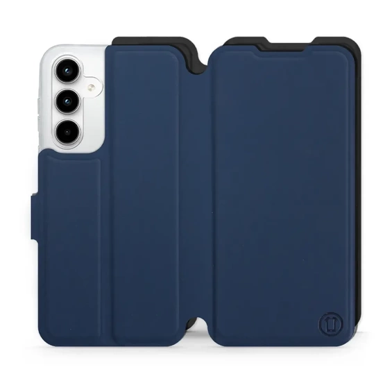 Etui Soft Touch do Samsung Galaxy A35 5G - wzór Głęboki granat z czernią