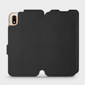 Etui Soft Touch do Huawei Y5 2019 - wzór Satynowa czerń