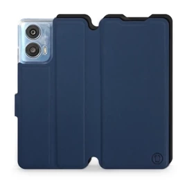 Etui Soft Touch do Motorola Moto G24 Power - wzór Głęboki granat z czernią
