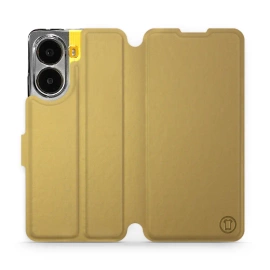 Etui do Xiaomi POCO X7 Pro - wzór Gold&Orange