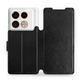 Etui do Infinix Note 40 Pro Plus - wzór Black&Orange