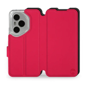 Etui Soft Touch do Huawei Honor 400 Pro - wzór Żywa czerwień z czernią