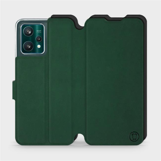 Etui Soft Touch do Realme 9 Pro Plus - wzór Miejska zieleń z czernią