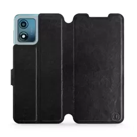 Etui do Motorola Moto E13 - wzór Black&Gray