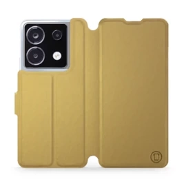 Etui do Xiaomi POCO X6 - wzór Gold&Orange