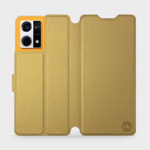 Etui do Oppo Reno 7 4G - wzór Gold&Gray