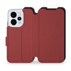 Etui Soft Touch do OPPO Reno 15 pro - wzór Zachodząca czerwień z czernią