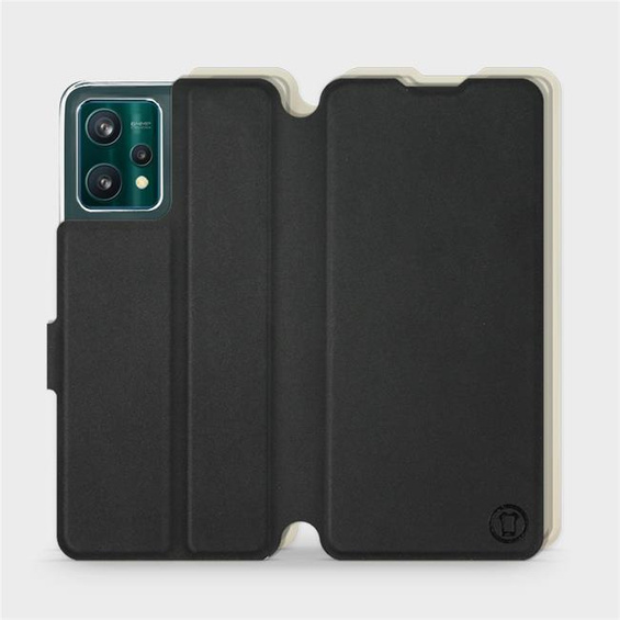 Etui Soft Touch do Realme 9 Pro - wzór Satynowa czerń z platyną